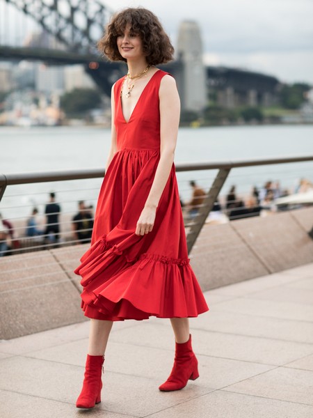 红色时尚如何穿出美丽不俗气，红色时尚低调与高调的完美结合！