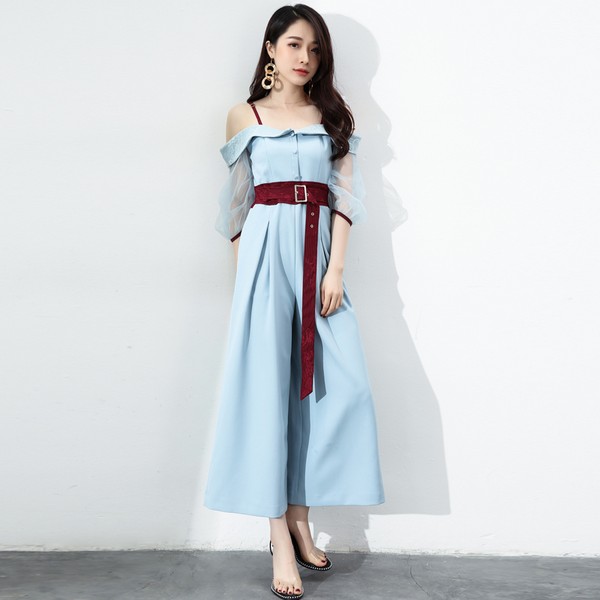 女装搭配连体裤 女生搭配阔腿裤灯笼裤