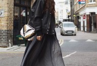 百褶裙的10种穿搭，百褶裙时尚优雅又高级