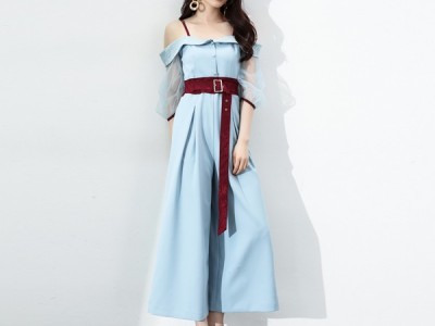 女装搭配连体裤 女生搭配阔腿裤灯笼裤